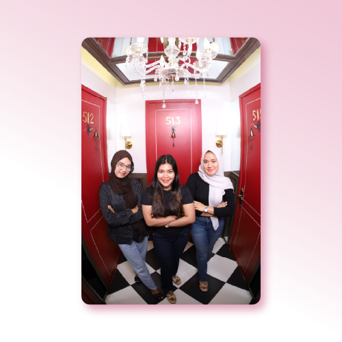 Vintage Hotel Corridor